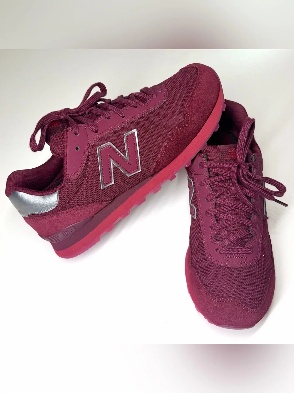 New Balance Men’s 515 Burgundy/Maroon Retro Runner Sneakers Size- 9